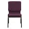 Flash Furniture Hercules Church Chair, 19-1/4 in W 25" L 33-1/4" H, Fabric Seat FD-CH02185-GV-005-GG - alternate 3