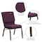 Flash Furniture Hercules Church Chair, 19-1/4 in W 25" L 33-1/4" H, Fabric Seat FD-CH02185-GV-005-GG - alternate 7
