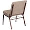 Flash Furniture Hercules Church Chair, 21-1/4 in W 25" L 33" H, Fabric Seat FD-CH0221-4-CV-BGE1-BAS-GG - alternate 3