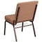 Flash Furniture Hercules Church Chair, 21-1/4 in W 25" L 33" H, Fabric Seat FD-CH0221-4-CV-BN-BAS-GG - alternate 8