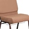 Flash Furniture Hercules Church Chair, 21-1/4 in W 25" L 33" H, Fabric Seat FD-CH0221-4-CV-BN-BAS-GG - alternate 5