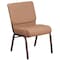 Flash Furniture Hercules Church Chair, 21-1/4 in W 25" L 33" H, Fabric Seat FD-CH0221-4-CV-BN-GG - alternate 5