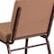 Flash Furniture Hercules Church Chair, 21-1/4 in W 25" L 33" H, Fabric Seat FD-CH0221-4-CV-BN-GG - alternate 4