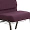 Flash Furniture Hercules Church Chair, 21-1/4 in W 25" L 33" H, Fabric Seat FD-CH0221-4-GV-005-BAS-GG - alternate 9