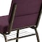 Flash Furniture Hercules Church Chair, 21-1/4 in W 25" L 33" H, Fabric Seat FD-CH0221-4-GV-005-BAS-GG - alternate 6
