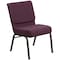 Flash Furniture Hercules Church Chair, 21-1/4 in W 25" L 33" H, Fabric Seat FD-CH0221-4-GV-005-GG - alternate 4