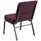Flash Furniture Hercules Church Chair, 21-1/4 in W 25" L 33" H, Fabric Seat FD-CH0221-4-GV-005-GG - alternate 5