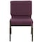 Flash Furniture Hercules Church Chair, 21-1/4 in W 25" L 33" H, Fabric Seat FD-CH0221-4-GV-005-GG - alternate 9