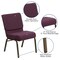 Flash Furniture Hercules Church Chair, 21-1/4 in W 25" L 33" H, Fabric Seat FD-CH0221-4-GV-005-GG - alternate 7