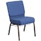 Flash Furniture Hercules Church Chair, Blue Back, 21-1/4 in W 25" L 33" H, Fabric Seat FD-CH0221-4-GV-BLUE-BAS-GG - alternate 6
