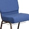 Flash Furniture Hercules Church Chair, Blue Back, 21-1/4 in W 25" L 33" H, Fabric Seat FD-CH0221-4-GV-BLUE-BAS-GG - alternate 10