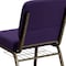 Flash Furniture Hercules Church Chair, 21-1/4 in W 25" L 33" H, Fabric Seat FD-CH0221-4-GV-ROY-BAS-GG - alternate 4