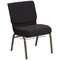 Flash Furniture Hercules Church Chair, Black Back, 21-1/4 in W 25" L 33" H, Fabric Seat FD-CH0221-4-GV-S0806-BAS-GG - alternate 4