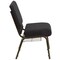 Flash Furniture Hercules Church Chair, Black Back, 21-1/4 in W 25" L 33" H, Fabric Seat FD-CH0221-4-GV-S0806-BAS-GG - alternate 7