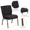 Flash Furniture Hercules Church Chair, Black Back, 21-1/4 in W 25" L 33" H, Fabric Seat FD-CH0221-4-GV-S0806-BAS-GG - alternate 5