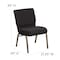 Flash Furniture Hercules Church Chair, Black Back, 21-1/4 in W 25" L 33" H, Fabric Seat FD-CH0221-4-GV-S0806-GG - alternate 5