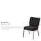 Flash Furniture Hercules Church Chair, Black Back, 21-1/4 in W 25" L 33" H, Fabric Seat FD-CH0221-4-GV-S0806-GG - alternate 6