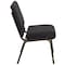 Flash Furniture Hercules Church Chair, Black Back, 21-1/4 in W 25" L 33" H, Fabric Seat FD-CH0221-4-GV-S0806-GG - alternate 10