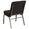 Flash Furniture Hercules Church Chair, Black Back, 21-1/4 in W 25" L 33" H, Fabric Seat FD-CH0221-4-GV-S0806-GG - alternate 4