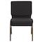 Flash Furniture Hercules Church Chair, Black Back, 21-1/4 in W 25" L 33" H, Fabric Seat FD-CH0221-4-GV-S0806-GG - alternate 9
