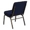 Flash Furniture Hercules Church Chair, Blue Back, 21-1/4 in W 25" L 33" H, Fabric Seat FD-CH0221-4-GV-S0810-BAS-GG - alternate 4