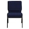 Flash Furniture Hercules Church Chair, Blue Back, 21-1/4 in W 25" L 33" H, Fabric Seat FD-CH0221-4-GV-S0810-BAS-GG - alternate 9