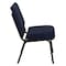 Flash Furniture Hercules Church Chair, Blue Back, 21-1/4 in W 25" L 33" H, Fabric Seat FD-CH0221-4-GV-S0810-GG - alternate 9