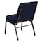 Flash Furniture Hercules Church Chair, Blue Back, 21-1/4 in W 25" L 33" H, Fabric Seat FD-CH0221-4-GV-S0810-GG - alternate 7
