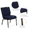 Flash Furniture Hercules Church Chair, Blue Back, 21-1/4 in W 25" L 33" H, Fabric Seat FD-CH0221-4-GV-S0810-GG - alternate 4