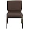 Flash Furniture Hercules Church Chair, Brown Back, 21-1/4 in W 25" L 33" H, Fabric Seat FD-CH0221-4-GV-S0819-GG - alternate 10