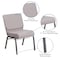 Flash Furniture Hercules Church Chair, Gray Back, 21-1/4 in W 25" L 33" H, Fabric Seat FD-CH0221-4-SV-GYDOT-BAS-GG - alternate 6