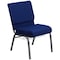 Flash Furniture Hercules Church Chair, Blue Back, 21-1/4 in W 25" L 33" H, Fabric Seat FD-CH0221-4-SV-NB24-BAS-GG - alternate 8