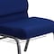 Flash Furniture Hercules Church Chair, Blue Back, 21-1/4 in W 25" L 33" H, Fabric Seat FD-CH0221-4-SV-NB24-BAS-GG - alternate 10