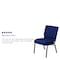 Flash Furniture Hercules Church Chair, Blue Back, 21-1/4 in W 25" L 33" H, Fabric Seat FD-CH0221-4-SV-NB24-GG - alternate 3