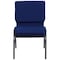 Flash Furniture Hercules Church Chair, Blue Back, 21-1/4 in W 25" L 33" H, Fabric Seat FD-CH0221-4-SV-NB24-GG - alternate 10