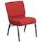 Flash Furniture Hercules Church Chair, 21-1/4 in W 25" L 33" H, Fabric Seat FD-CH0221-4-SV-RED-GG - alternate 2