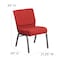 Flash Furniture Hercules Church Chair, 21-1/4 in W 25" L 33" H, Fabric Seat FD-CH0221-4-SV-RED-GG - alternate 3