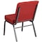Flash Furniture Hercules Church Chair, 21-1/4 in W 25" L 33" H, Fabric Seat FD-CH0221-4-SV-RED-GG - alternate 6