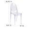 Flash Furniture Clear Stacking Side Chair FH-111-APC-CLR-GG - alternate 7