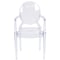 Flash Furniture Shirley Ghost Chair with Arms in Transparent Crystal FH-124-APC-CLR-GG - alternate 10