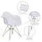 Flash Furniture Alonza Chair, Clear Seat, 24 W 24" L 31.75 H, Polycarbonate, Rubber Seat FH-132-CPC1-GG - alternate 8