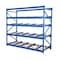 Vestil Starter Gravity Flow Rack, 36 in D, 96 in W, 5 Shelves, Blue FLOW-3-5 - alternate 4