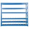 Vestil Starter Gravity Flow Rack, 48 in D, 96 in W, 3 Shelves, Blue FLOW-4-3 - alternate 3