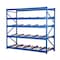Vestil Starter Gravity Flow Rack, 48 in D, 96 in W, 5 Shelves, Blue FLOW-4-5 - alternate 4