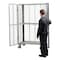 Vestil Folding Security Truck, 2000 lb., 2000 lb Capacity, 44 W x 27 L x 76.5 H, 2 Shelves FST-2744-2 - alternate 2