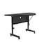Correll Half Round Deluxe Adjustable Height Flip Top Training Table, High Pressure Laminate Top FT2448HR-07 - alternate 5