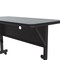 Correll Rectangle Deluxe Adjustable Height Flip Top Training Table, High Pressure Laminate Top, Gray FT2448-15 - alternate 2