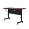 Correll Rectangle Deluxe Adjustable Height Flip Top Training Table, High Pressure Laminate Top, Cherry FT2448-21 - alternate 4