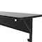Correll Rectangle Deluxe Adjustable Height Flip Top Training Table, High Pressure Laminate Top FT2472-15 - alternate 6