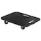Vestil Black Fiber Wood Dolly With Rubber Caster 800lb Capacity 18 x 24 FWD-1824-3R - alternate 2
